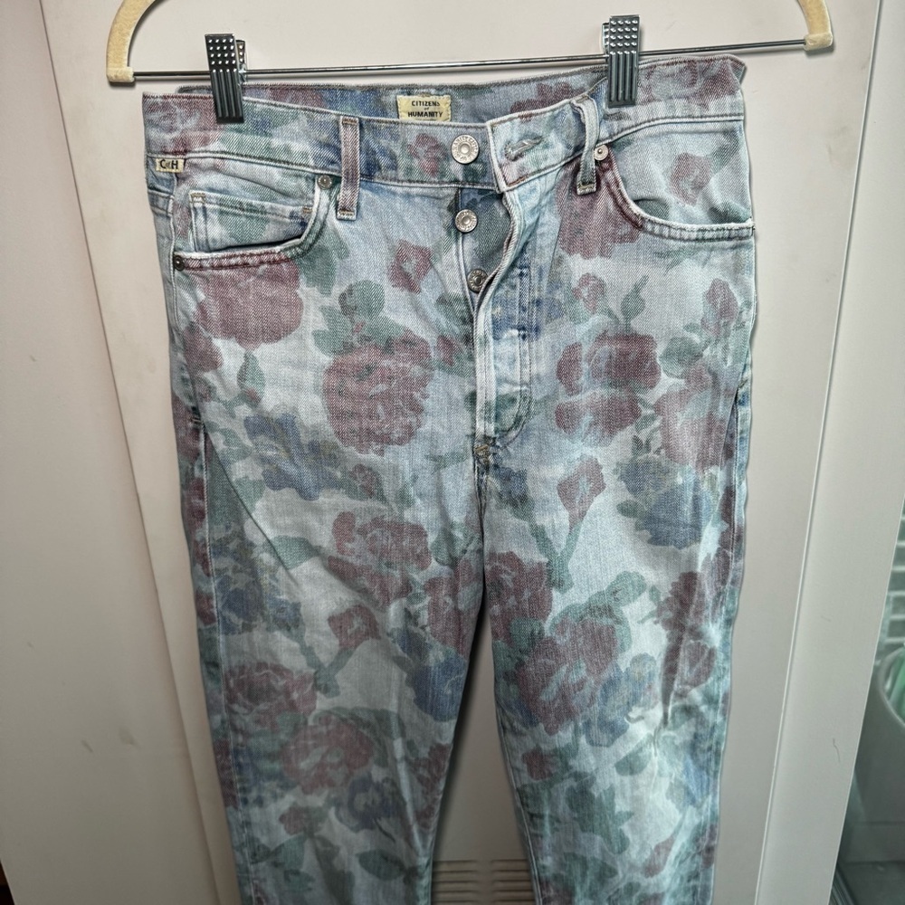 Citizens of Humanity Olivia Floral Skinny Jeans - Picture 4 of 10